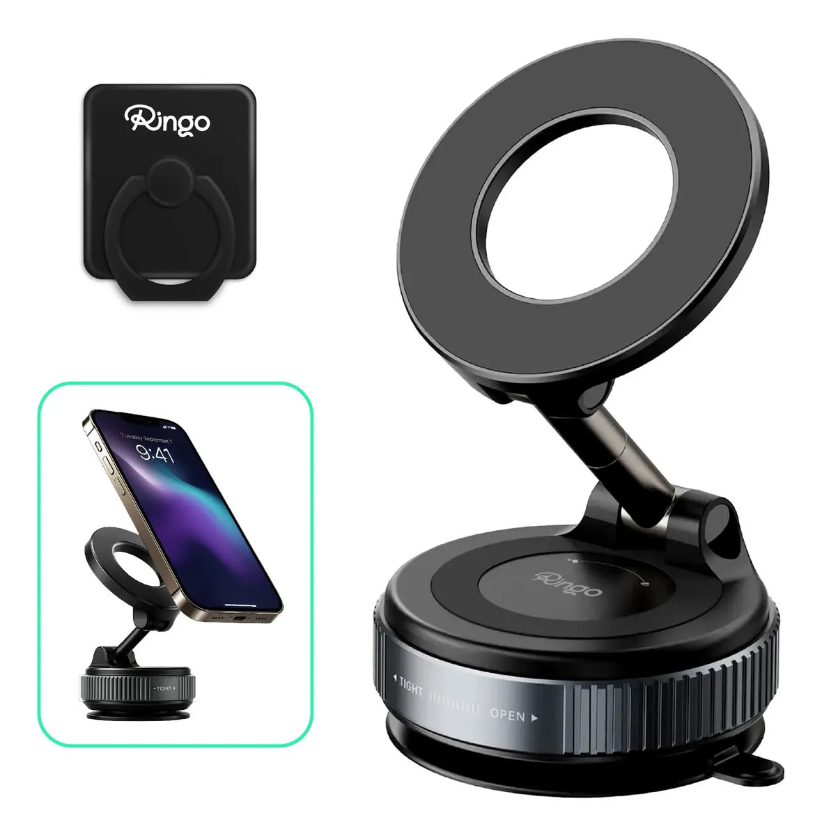 Soporte Magnético Universal para Celular en Auto – Rotación 360°